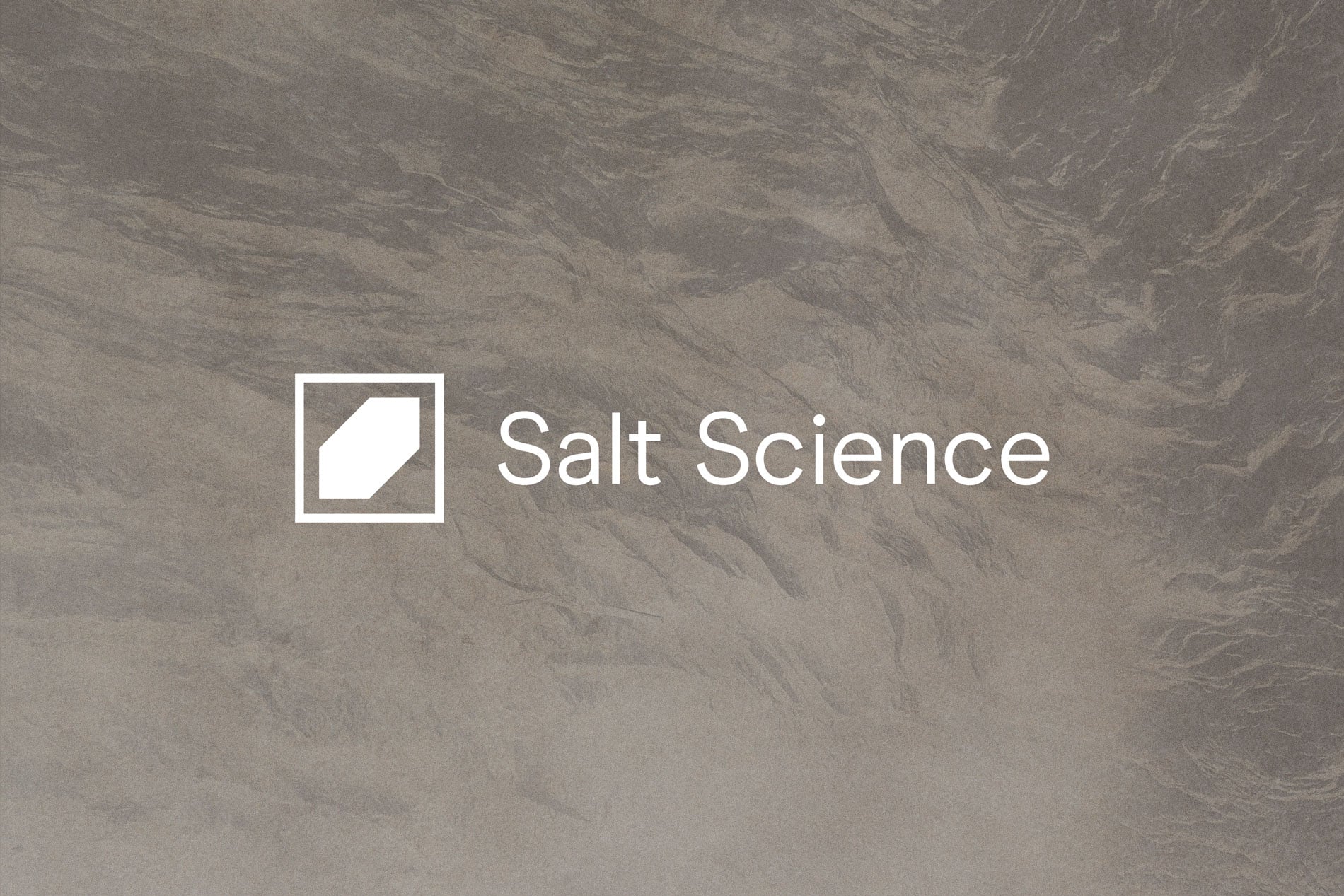 Salt Science identity — frame 1